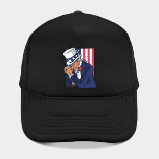 UNCLE SAM PRAYING Hat