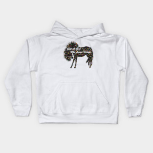 Just A Girl Who Loves horses Kids Hoodie