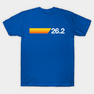 Gift for First Marathon Runner Retro Marathoner 26.2 T-Shirt