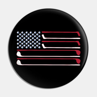 American Golf Flag Pin