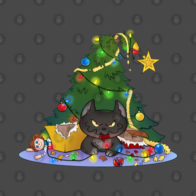 Cat-mess-tree by Redheadkls