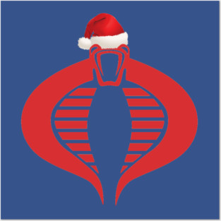 Christmas Cobra Posters and Art