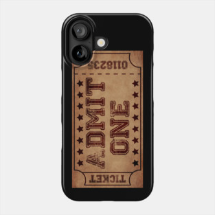 Vintage Cinema Ticket Phone Case