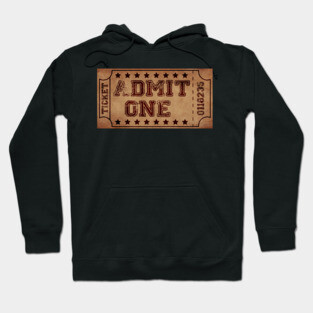 Vintage Cinema Ticket Hoodie