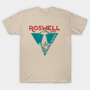 Roswell new mexico 1947 ufo beam flying saucer abduction T-Shirt