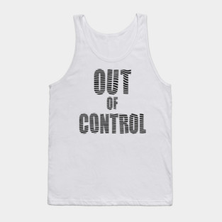 OUT OF CONTROL As Worn By Joe Strummer (Black) Tank Top