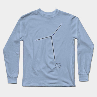 Zodiac Constellations - Cancer Long Sleeve T-Shirt