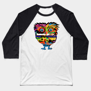 Bird lover Colorful Baseball T-Shirt
