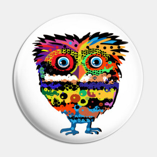 Bird lover Colorful Pin