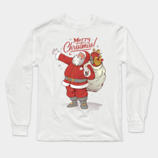 Merry Christmas Santa Long Sleeve T-Shirt