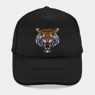 Tribal face tiger Hat