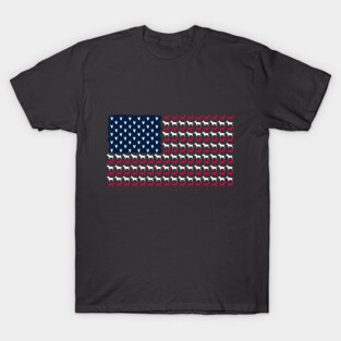 USA Bull Terrier Flag T-Shirt
