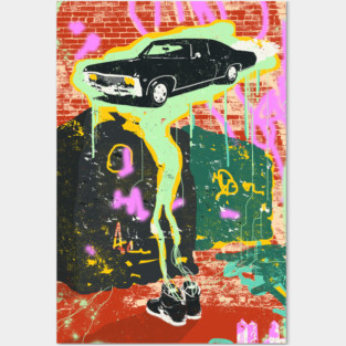 GRAFFITI GHOST Posters and Art