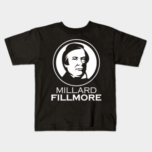 Millard Fillmore US President Logo Kids T-Shirt