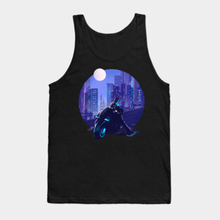 Cyberpunk blues Tank Top