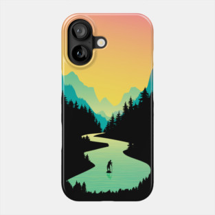 Paddleboard Adventure Phone Case