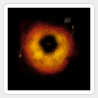 The Black Hole Sticker