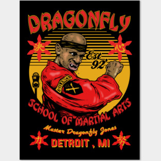 "SCHOOL OF MARTIAL ARTS" BLACK Posters and Art