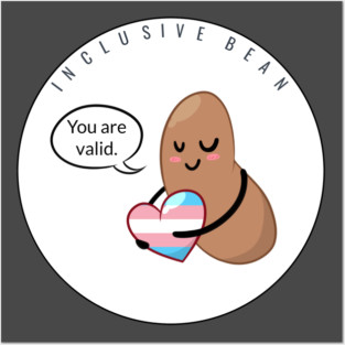 Trans Pride: Inclusive Bean Posters and Art