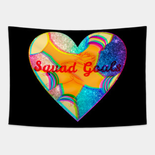 Hashtag Squad Goals Tapestry