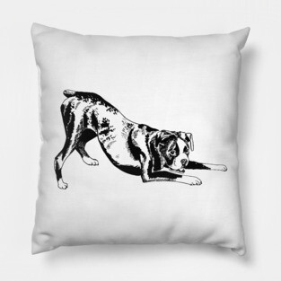 boxer dog Pillow