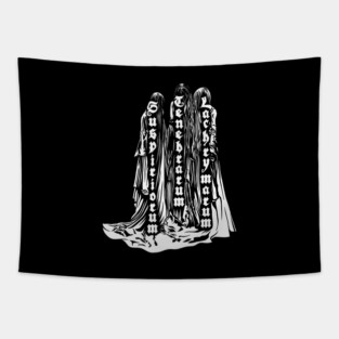 Suspiria Three Mothers white Tapestry