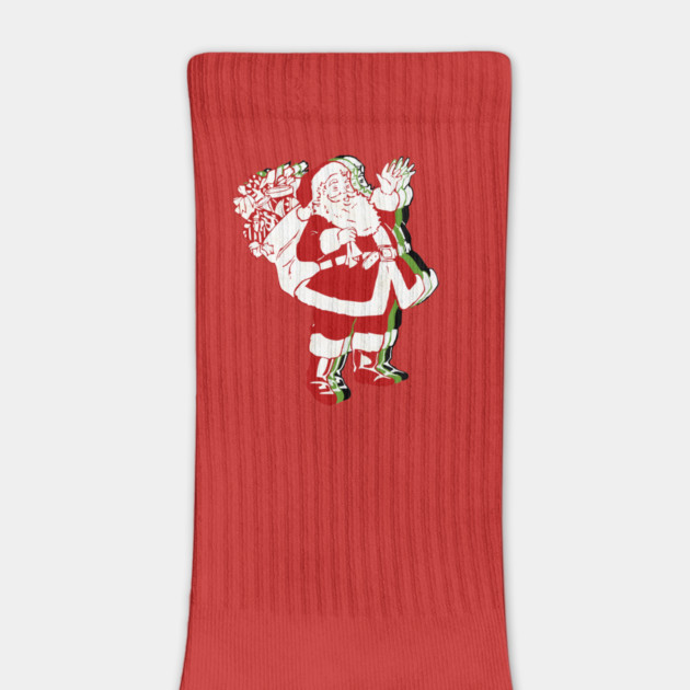 Santa Clause Christmas Vintage Retro Vibe of the 40's 50's 60's by Joaddo