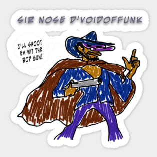 Sir Nose D'voidoffunk Sticker