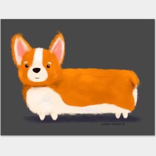 Corgi Posters and Art