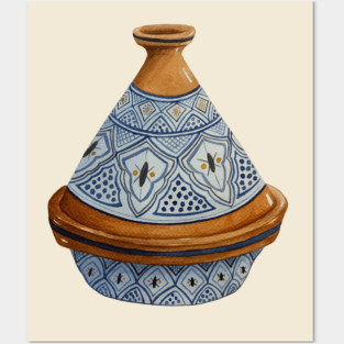 Moroccan Tajine Posters and Art