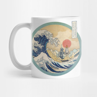 The Great Wave - Space Shuttle Sun Mug