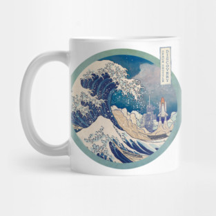 The Great Wave - Space Shuttle Night Mug