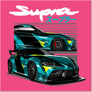 Toyota Supra Posters and Art