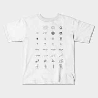 Evolution According to Sagan - Black Kids T-Shirt