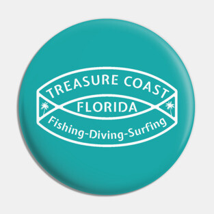 Treasure Coast Teeshirts Pin