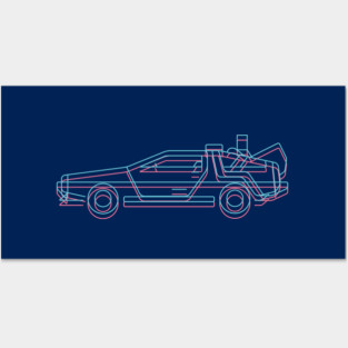 Delorean Posters and Art