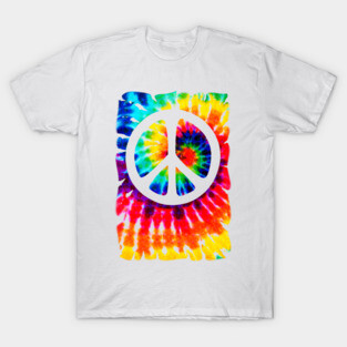 Cool Tees Peace Symbol Tie Dye T-Shirt