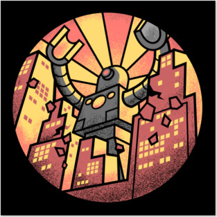 Robot Attacks! Posters and Art