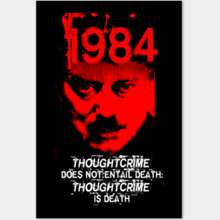 George Orwell 1984 Quote Design Posters and Art