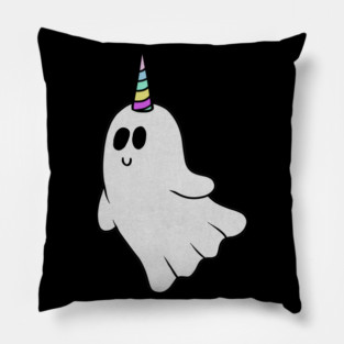 Unicorn Ghost, Cute Halloween Costume Gift Pillow