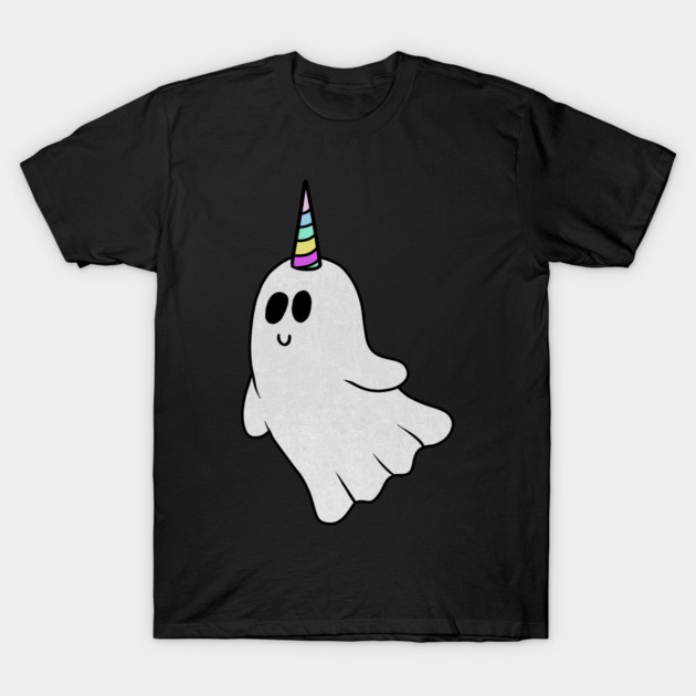 Unicorn Ghost, Cute Halloween Costume Gift T-Shirt by logiamerch