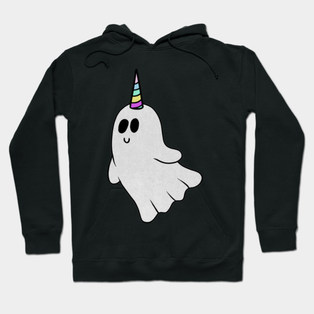 Unicorn Ghost, Cute Halloween Costume Gift Hoodie by logiamerch