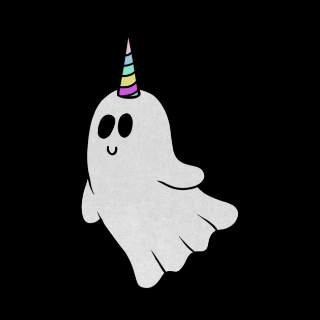 Unicorn Ghost, Cute Halloween Costume Gift by logiamerch