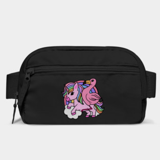 Flamingo Unicorn, Rainbow horse Bag
