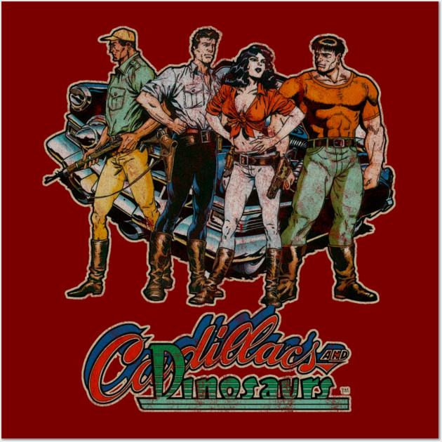 カプコン キャディラックス 恐竜新世紀 アーケード ポスター カプコン