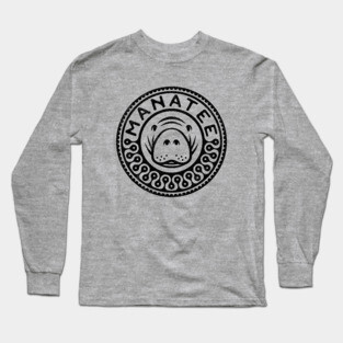 Manatee Iconic Design Long Sleeve T-Shirt