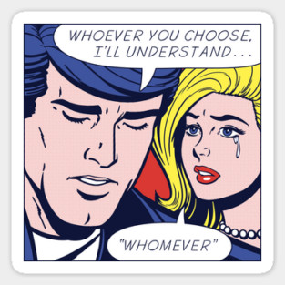 Pop She-Chose-Grammar Sticker