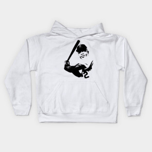 Jackie Robinson Pop Art Portrait Kids Hoodie