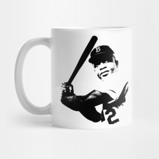 Jackie Robinson Pop Art Portrait Mug
