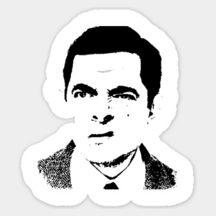 Mister Bean Pop Art Portrait Sticker